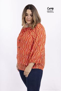 Immagine di CURVY GIRL CHIFFON BLOUSE